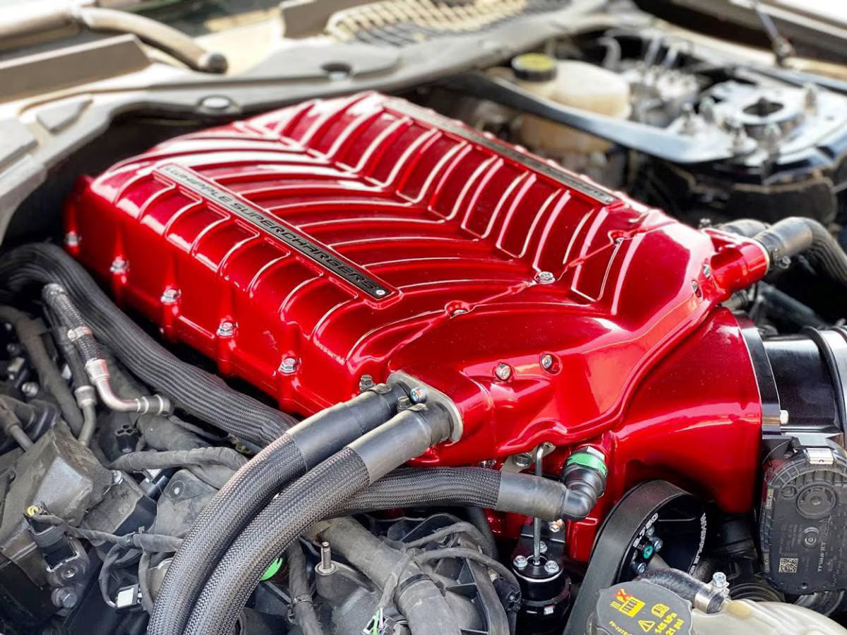 Whipple Gen 6 3.0L Supercharger Stage 2 Kit 2018 - 2023 Mustang GT/GT350/Mach 1/Bullit